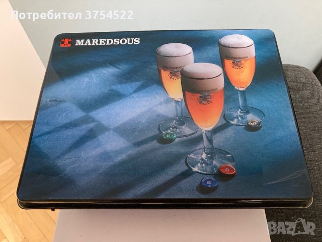 Рекламна светеща табела на бира Maredsous, снимка 7 - Рекламни табели - 43492436