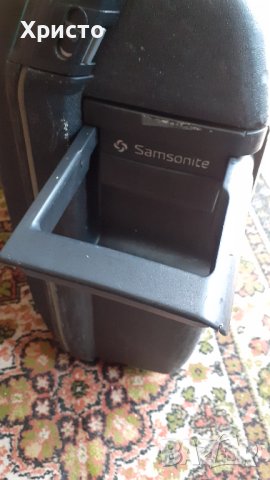 куфар SAMSONITE, доброто старо качество, черен, произведен в Белгия, снимка 5 - Куфари - 40793902