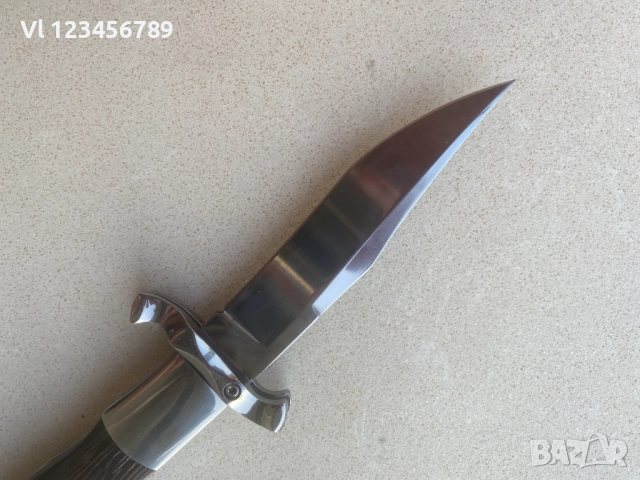 Сгъваем полуавтоматичен нож Тип НКВД 95x230, снимка 6 - Ножове - 51446467