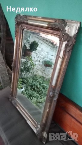 Старо австрийско бароково огледало, снимка 2 - Антикварни и старинни предмети - 33467598