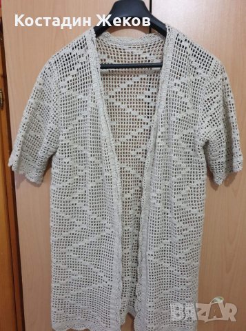 Нова.!Много хубава дамска жилетка на една кука, снимка 1