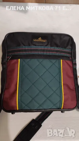 L.Lambertazzi чанта за ръчен багаж вместителна отлична, снимка 7 - Куфари - 47476012