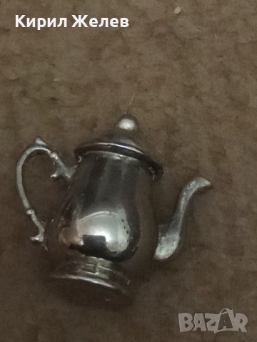 Чайник метален миниатюрен 49049, снимка 2 - Колекции - 52124825