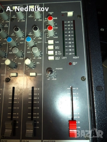 Audiomixer Soundtracs 14/2, снимка 3 - Ресийвъри, усилватели, смесителни пултове - 51470435