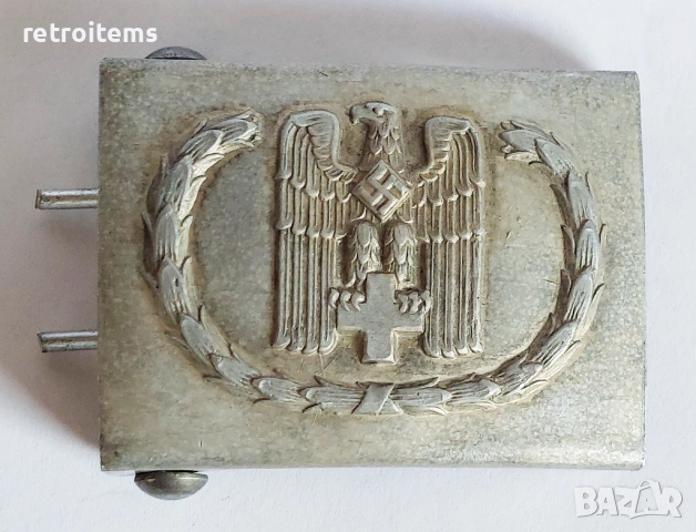 WW2 3 Райх Немска катарама за колан Red Cross, снимка 2 - Антикварни и старинни предмети - 51799887