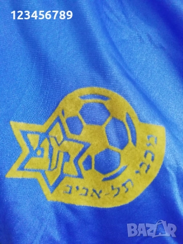 Maccabi Tel Aviv #8 Away 1988 1989 Match Worn Shirt Jersey Trikot Diadora Football Vintage Israel, снимка 6 - Тениски - 52688964