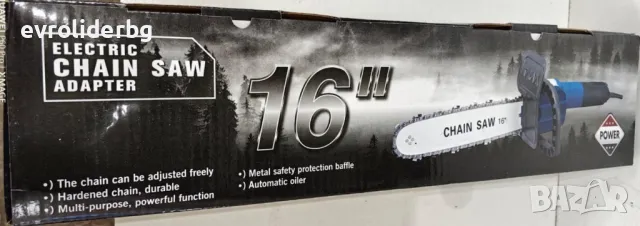 ШОК ЦЕНА!!! ПРИСТАВКА ВЕРИЖЕН ТРИОН/РЕЗАЧКА 16"- 400мм ЗА ЪГЛОШЛАЙФ/ФЛЕКС., снимка 9 - Градинска техника - 49110933