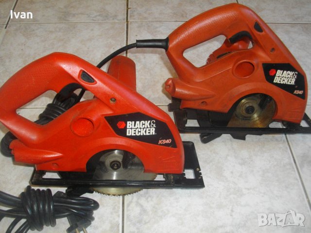 ЗА РЕМОНТ-ЗА ЧАСТИ-Английски 710 Вата-Ръчен Циркуляр-Black Decker KS40