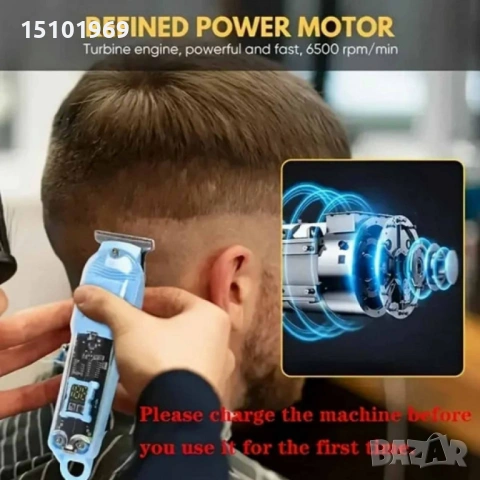 Акумулаторен тример за подстригване и стайлинг ML-808, снимка 4 - Машинки за подстригване - 53492137