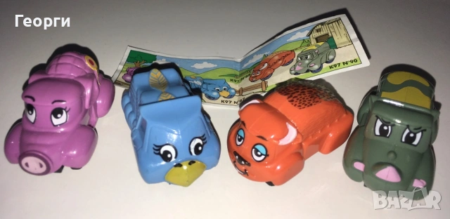 Kinder Surprise Animal Cars (1997) Киндер животни коли от Италия., снимка 2 - Коли, камиони, мотори, писти - 53078009