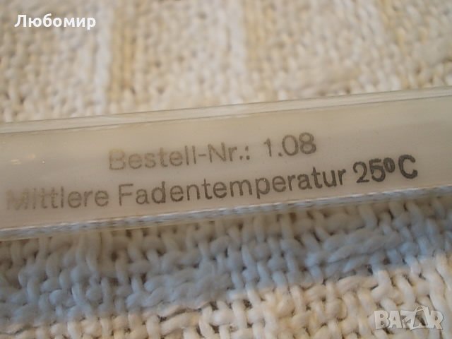 Прецизен термометър от +50 до +100C GDR, снимка 8 - Медицинска апаратура - 28666509