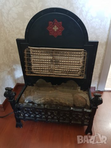 Стара английска камина на ток Belling & Co. Ltd-50те години, снимка 2 - Антикварни и старинни предмети - 38456566