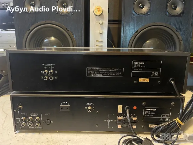 Telefunken HR 800 Receiver Telefunken HC 700 Касетефон Сет, снимка 7 - Аудиосистеми - 49690366