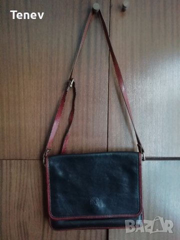 La Moda Design Vintage естествена кожа дамска чантичка винтидж , снимка 2 - Чанти - 39529054