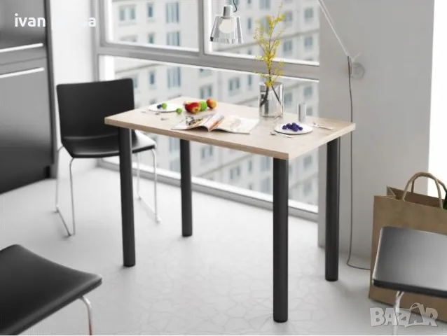 Маса трапезна/офис 60х110см - Айви мебел, снимка 2 - Маси - 50016231