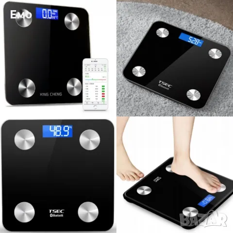 Интелигентен смарт кантар с Bluetooth до 180 кг