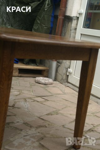 продавам масивна букова маса+6 стола, снимка 4 - Маси - 40795994