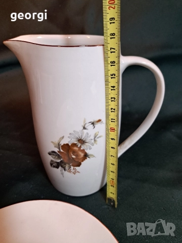 плато и кана български порцелан 30/4, снимка 5 - Сервизи - 52730077