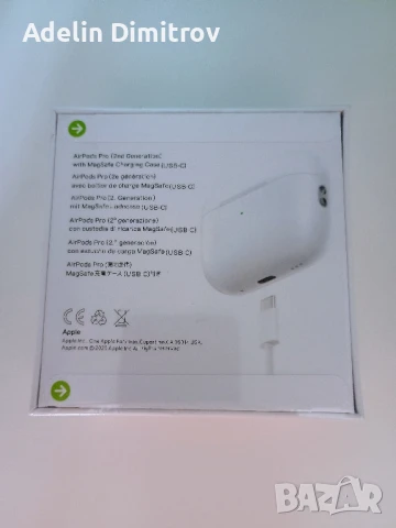 Неразопаковани Airpods 2 pro с anc както и applecare!, снимка 2 - Bluetooth слушалки - 50795948