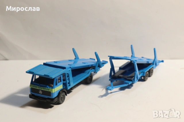 WIKING H0 1/87 MERCEDES BENZ АВТОВОЗ КАМИОН МОДЕЛ КОЛИЧКА, снимка 3 - Колекции - 53607089
