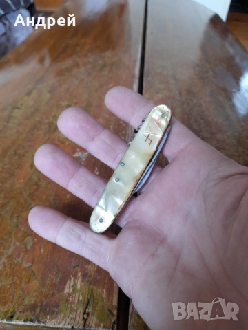 Стар джобен нож,ножче,ножка #182, снимка 3 - Други ценни предмети - 53609316