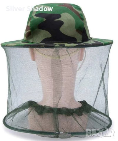 Нова защитна шапка с мрежа за пчелари и рибари, снимка 4 - Екипировка - 43178866