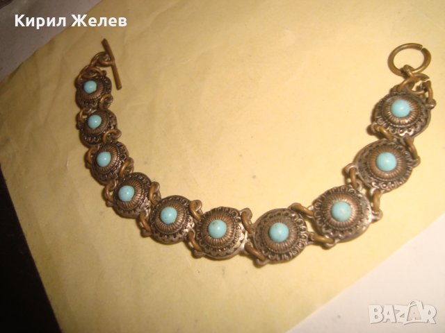 19 век ВЪЗРОЖДЕНСКА ТЮРКОАЗЕНА БРОНЗОВА ПОСРЕБРЕНА ЕТНОГРАФСКА ГРИВНА РЪЧНА ИЗРАБОТКА СТАРА 57151, снимка 3 - Антикварни и старинни предмети - 33216261
