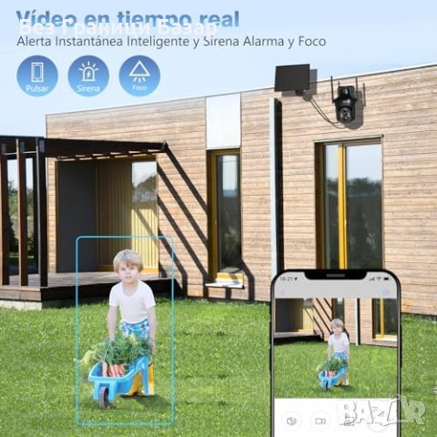 Нова HD Слънчева WiFi Камера Xega Водоустойчива Сигурност, снимка 4 - IP камери - 43298173