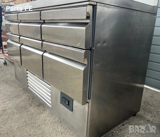 Хладилна маса професионална с 6 чекмеджета професионално оборудване hladilna masa profesionalna , снимка 4 - Обзавеждане на кухня - 53562884