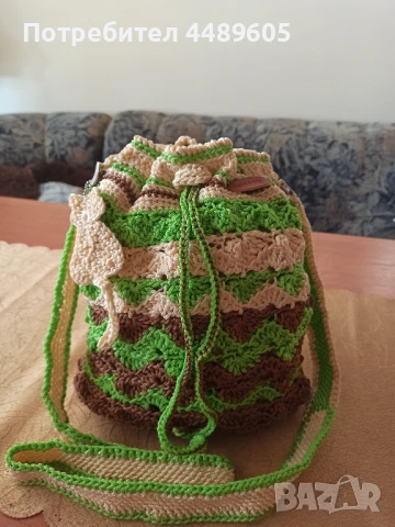 Плетени чанти на една кука., снимка 3 - Чанти - 50866306