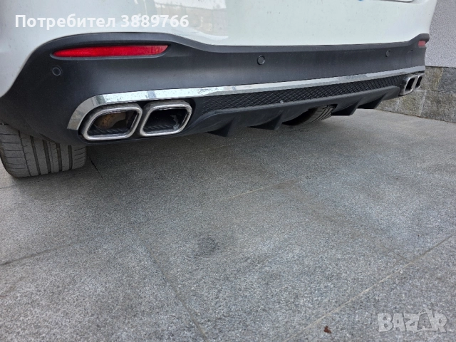 Заден дифузьор и решетка за GLE v167, w167 стил 6.3AMG