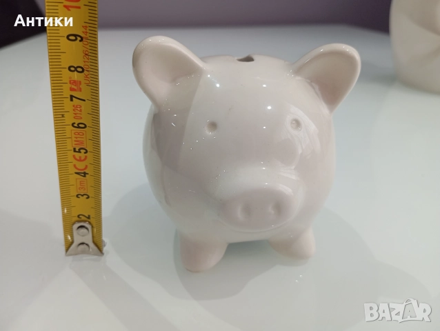 Стара порцеланова касичка прасенце, снимка 3 - Декорация за дома - 52661408