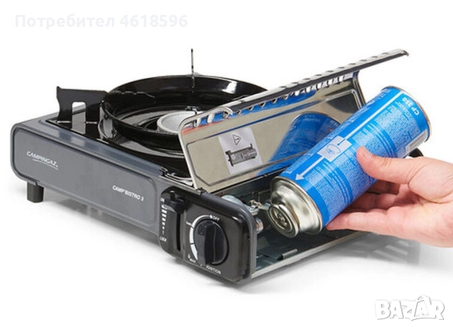 CAMPINGAZ Газов котлон Bistro 3, снимка 4 - Газови котлони - 52003422