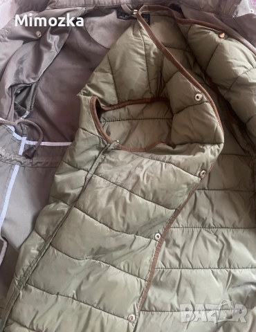Страхотно дамско водоотблъскващо яке/парка на Zara р-р S!, снимка 6 - Якета - 52215584