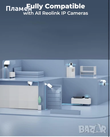 NVR Reolink RLN8-410 8 канален 8 MP + 2TB HDD, снимка 8 - Комплекти за видеонаблюдение - 51069902