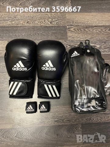 НОВИ Боксови ръкавици+бинтове