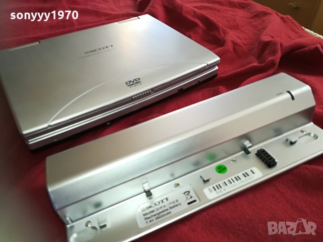 scott portable dvd-внос germany 0905211634, снимка 14 - Плейъри, домашно кино, прожектори - 32812521