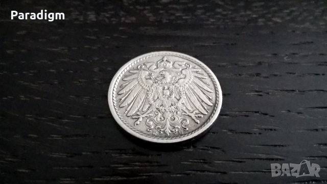 Райх монета - Германия - 5 пфенига | 1913г.; серия Е, снимка 4 - Нумизматика и бонистика - 26404897