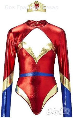 Нов Ann Summers Супергерой Костюм за Жени Елегантен и Издръжлив, снимка 5 - Други - 43397868