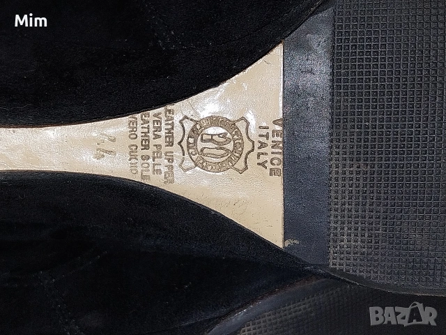 Черни велурени ботуши номер 44 високи 50 см , снимка 4 - Дамски ботуши - 53210680