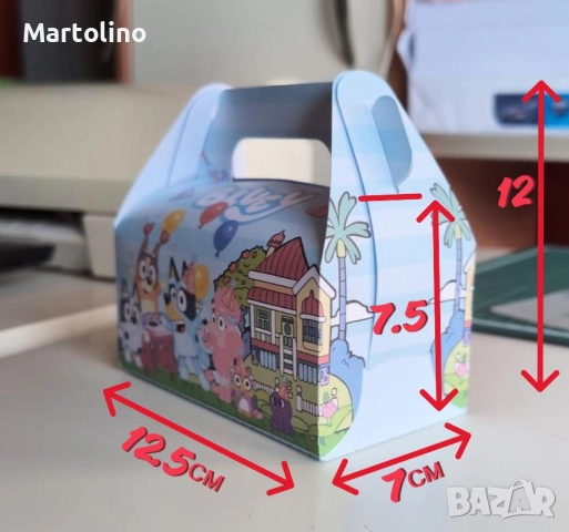 Кутийка за лакомства и подаръци Блуи и Бинго, снимка 3 - Други - 52927605