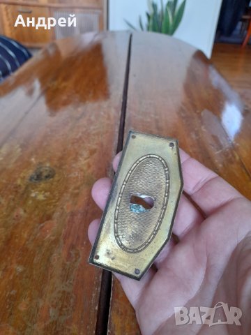 Стар обков за ключалка,сандък #5, снимка 3 - Други ценни предмети - 40593048