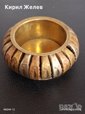 Красива месингова кутия сувенир Индия за КОЛЕКЦИЯ 22901, снимка 2 - Други ценни предмети - 51747430