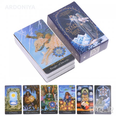 The Star Tarot - карти Таро, снимка 7 - Други игри - 37370508