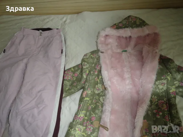 Уникален зимен дизайнерски кожух за момиче до 152см ръст, снимка 2 - Детски якета и елеци - 48490035