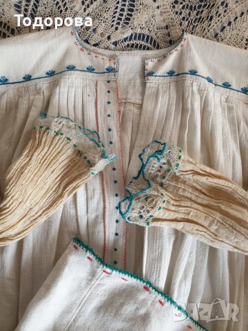 Автентична риза от народна носия, снимка 4 - Антикварни и старинни предмети - 38966636
