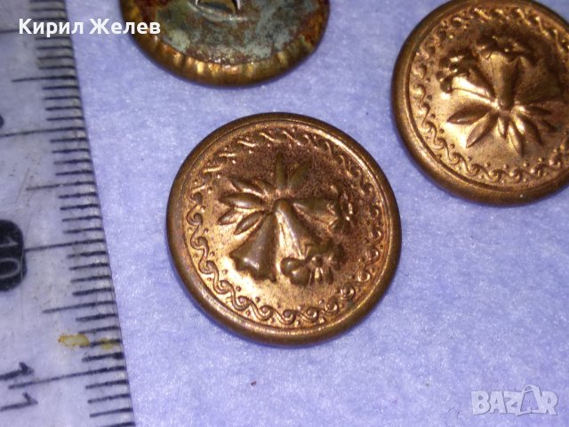 ТРИ СТАРИ ФЛОРАЛНО ОРНАМЕНТИРАНИ МЕТАЛНИ РЕТРО КОПЧЕТА 14333, снимка 5 - Колекции - 43551264