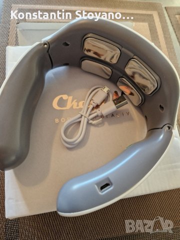 Уред за цервикален масаж за врат USB зареждане, снимка 2 - Друга електроника - 43833530