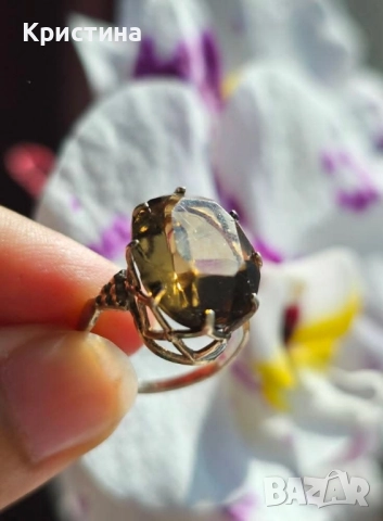 Руски (СССР) сребърен пръстен , снимка 3 - Антикварни и старинни предмети - 51962678