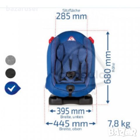 Детско столче Capsula MN3X (I,II) ISOFIX/Гаранция:24/двадесет и четири/ месеца